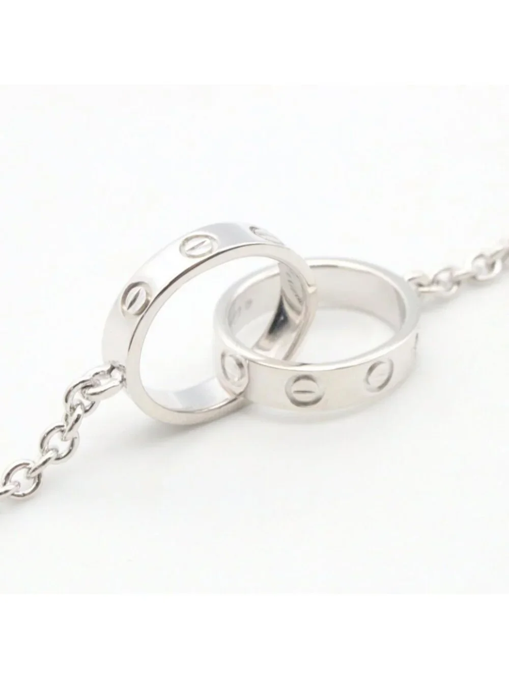 Cartier Baby Love 17 18k White Gold Bracelet